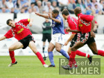 Fussball UI-Cup: Schalke - Skopje, Zweikampf