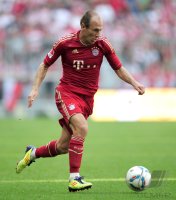 Fussball 1. Bundesliga, Saison 2011/2012:  Arjen Robben (FC Bayern Muenchen)