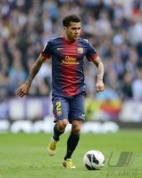 FUSSBALL Primera Division 2012/2013: Daniel Alves (Barca)