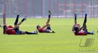 Fussball 1. Bundesliga : Training beim FC Bayern Muenchen