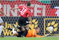 Fussball DFB Pokal 1. Runde  09/10  Spvgg Neckarelz - FC Bayern Muenchen