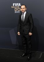 Fussball International  FIFA Ballon d Or 2011: Andres Iniesta (Barca)