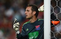 Fussball 1. Bundesliga :  Torwart Stefan Riederer  (Unterhaching)