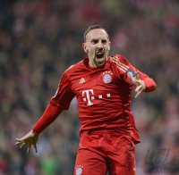 FUSSBALL INTERNATIONAL  CHL HALBFFINALE 11/12: Franck Ribery (FC Bayern Muenchen)