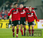 FUSSBALL 1. Bundesliga  Spielszene/Jubel VfB Stuttgart - Bayer Leverkusen