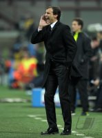 FUSSBALL SERIE A: Trainer Massimilliano Allegri (AC Mailand)