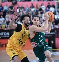 Basketball 2. Bundesliga  24/25 Playoff Spiel 4. 
Walter Tigers Tuebingen - VET-CONCEPT Gladiators Trier
