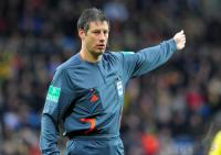FUSSBALL, 1. BUNDESLIGA, 26. Spieltag: Schiedsrichter Wolfgang STARK