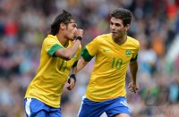 FUSSBALL Olympia 2012 Maenner: Brasilien - Weissrussland