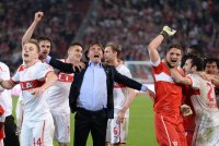 FUSSBALL DFB POKAL  Saison 2012/2013: JUBEL VfB Stuttgart