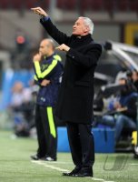 Fussball Champions League  Saison 2011/2012: Trainer Claudio Ranieri (Inter Mailand)