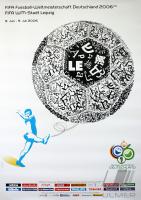 WM Plakat der Stadt Leipzig