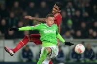 Fussball, 1. Bundesliga Saison 2012/2013: VfL Wolfsburg - Bayern Muenchen