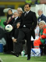 FUSSBALL SERIE A:  Trainer Massimiliano Allegri (AC Mailand)