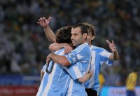 FUSSBALL INTERNATIONAL:  JUBEL Lionel MESSI (Argentinien)