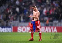 FUSSBALL  International CHL 09/10  Enttaeuschung , Anatoliy Tymoshchuk , Anatoli Timoschtschuk ( FCB)