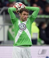 Fussball, 1. Bundesliga  Saison 2014/2015: VfL Wolfsburg - SC Freiburg