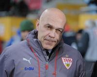 FUSSBALL  1. BUNDESLIGA  09/10    Trainer Christian Gross (VfB Stuttgart)