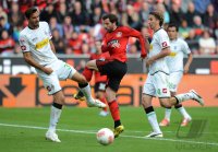 Fussball 1. Bundesliga, Saison 2012/2013:  Bayer 04 Leverkusen - Borussia Moenchengladbach