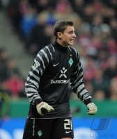 Fussball DFB Pokal 10/11 : Torwart Sebastian Mielitz (SV Werder Bremen)