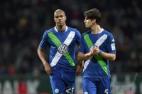 Fussball, 1. Bundesliga  Saison 2014/2015: SV Werder Bremen - VfL Wolfsburg