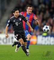 Fussball Champions League  Saison 2010/2011: FC Basel - FC Bayern  Muenchen