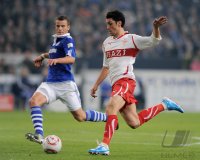 Fussball 1. Bundesliga  Saison 2010/2011:  FC Schalke 04  - VfB Stuttgart