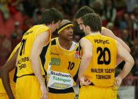 Basketball 1. Bundesliga Walter Tigers Tuebingen  - Bamberg
