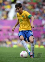 FUSSBALL Olympia 2012 Maenner: Brasilien - Weissrussland