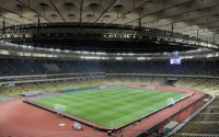 Fussball Olympiastadion in Kiew