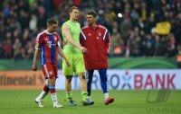 Fussball DFB Pokal Halbfinale 14/15: FC Bayern Muenchen - Borussia Dortmund