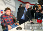 Reiner Calmund praesentiert Thomas Hoerster als Trainer-Nachfolger von Klaus Toppmoeller
