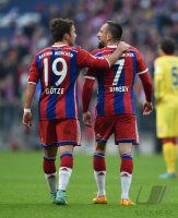 Fussball 1. Bundesliga Saison 14/15: FC Bayern Muenchen - TSG 1899 Hoffenheim