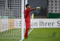 Fussball International  U 21 Laenderspiel: Torwart Zacharie Boucher (Frankreich)