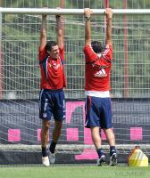 Fussball 1. Bundesliga: Training beim FC Bayern Muenchen