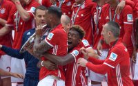 Fussball 1. Bundesliga Saison 15/16: Der FC Bayern feiert seine 26. Deutsche Meisterschaft