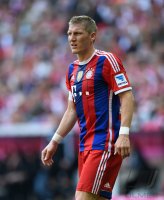 Fussball, 1. Bundesliga  Saison 2013/2014: Verletzung Bastian Schweinsteiger (FC Bayern Muenchen)