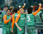 Fussball 1. Bundesliga: Gladbach - Bremen, Jubel n. 1:2