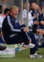 Fussball International  U 21 Laenderspiel: Trainer Horst Hrubesch (Deutschland)