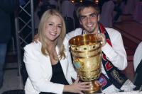 Fussball DFB Pokalfinale 2010:   SIEGERPARTY  FC Bayern Muenchen