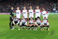 Fussball CHL  Saison 2011/2012:  ManU Teamfoto