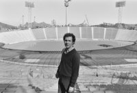 Fussball Beckenbauer (FC Bayern) im Olympiastadion