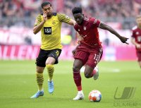 Fussball 1. Bundesliga Saison 21/22: Borussia Dortmund - FC Bayern Muenchen