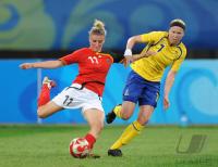 FUSSBALL  Olympia 2008   Viertelfinale  Frauen   Schweden - Deutschland