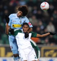 Fussball: 1. Bundesliga Saison 2010/2011: Wolfsburg - Moenchengladbach