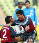 Fussball 1. Bundesliga: Bayern - Leverkusen, Jubel FCB