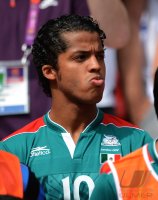 FUSSBALL Olympia 2012 FINALE: Brasilien - Mexiko