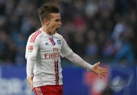 Fussball, 1. Bundesliga  Saison 2014/2015: Hamburger SV - Borussia Moenchengladbach