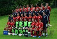 Fussball 1. Bundesliga 2012/2013:  Fototermin beim  FC Bayern Muenchen