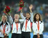 FUSSBALL  Olympia 2008  Spiel um Platz 3 Frauen Deutschland - Japan